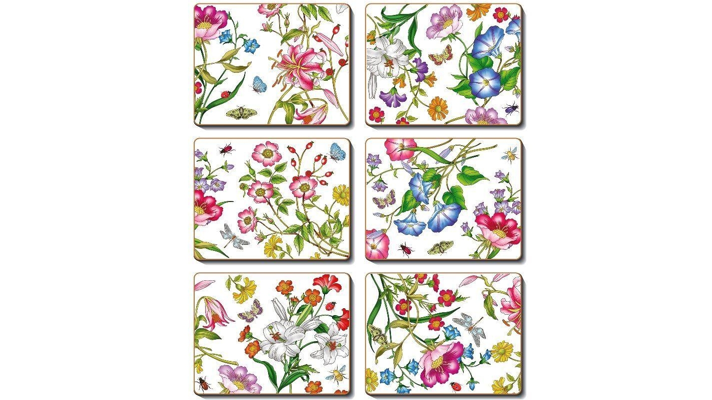 Cinnamon Lacquered Cork Backed Milano Placemats Set of 6 Harvey Norman