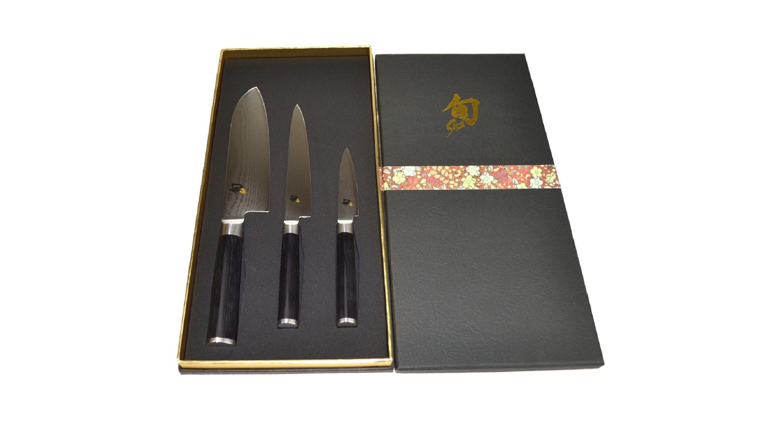 Kai Shun Santoku Box Knife Set - 3 Piece