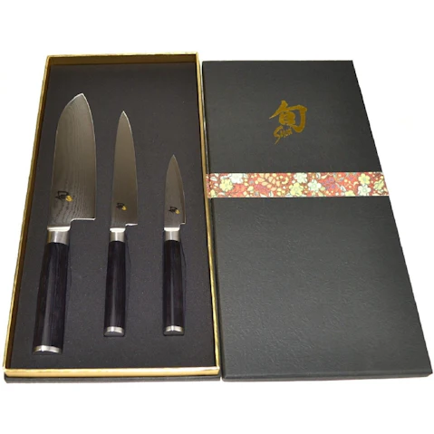 Kai Shun Santoku Box Knife Set - 3 Piece