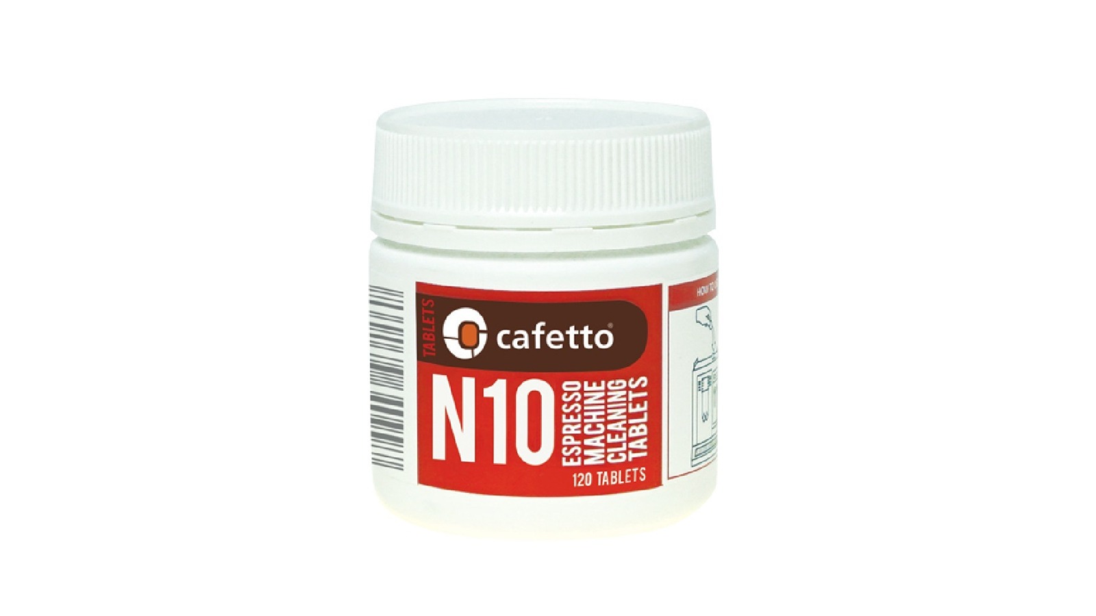 Cafetto 120 Piece N10 Espresso Machine Cleaning Tablet