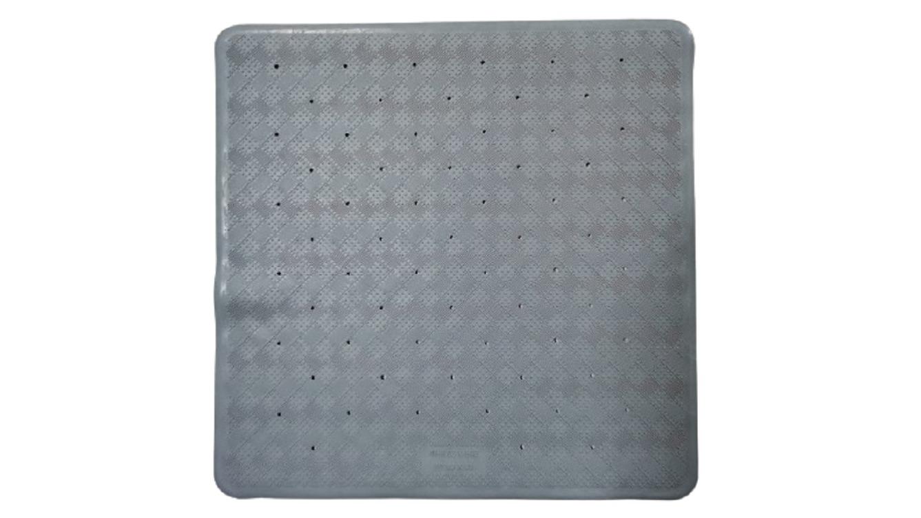 Supertex 54 x 54cm Rubber Shower Mat - Grey