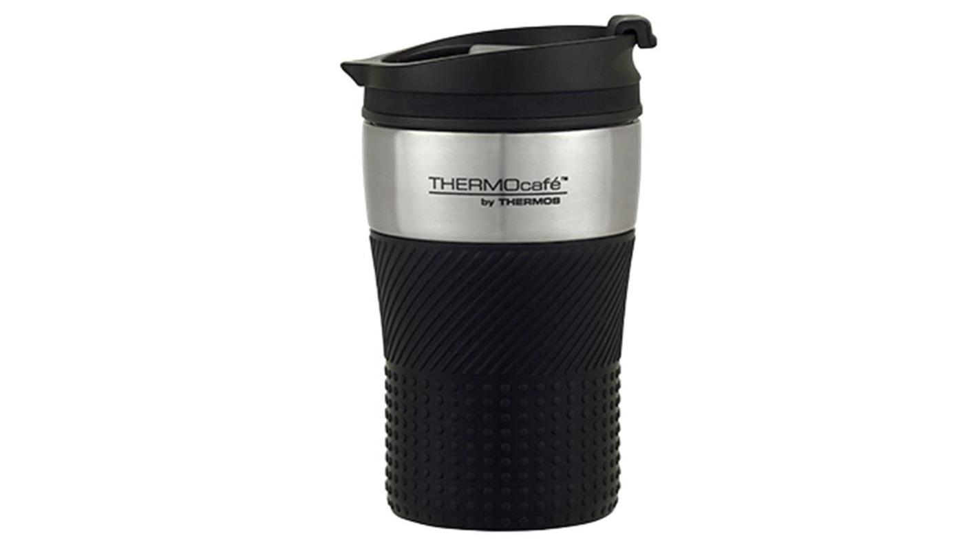 Thermos Thermocafe 200ml Stainless Steel Vacuum Insulated Coffee Cup - Black