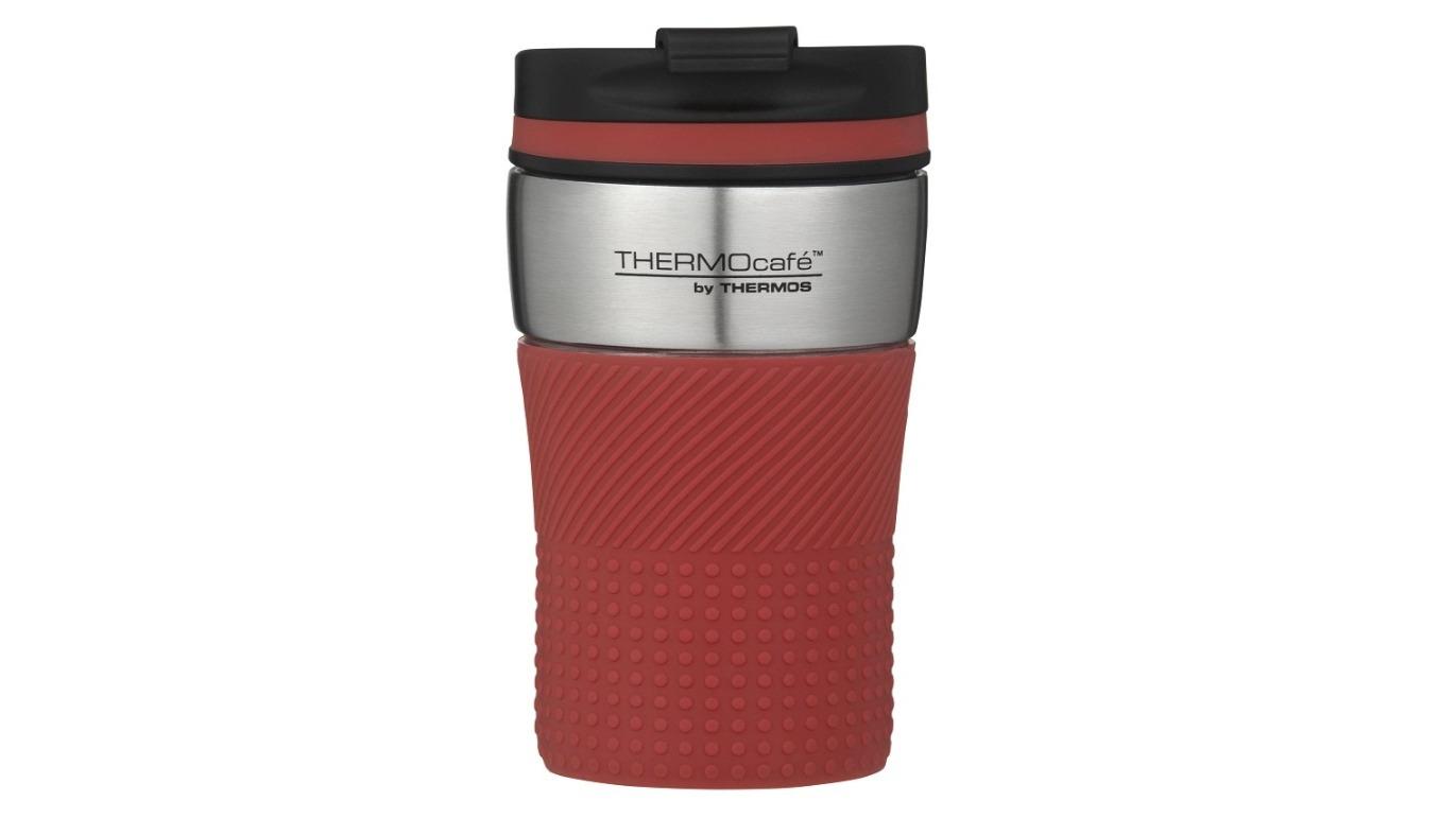 Thermos Thermocafe 200ml Stainless Steel Vacuum Insulated Coffee Cup - Red