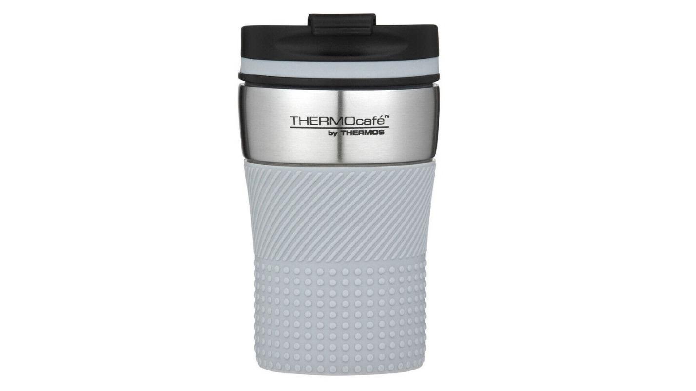 Thermos Thermocafe 200ml Stainless Steel Vacuum Insulated Coffee Cup - Grey