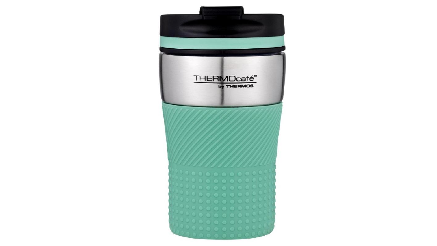 Thermos Thermocafe 200ml Stainless Steel Vacuum Insulated Coffee Cup - Green
