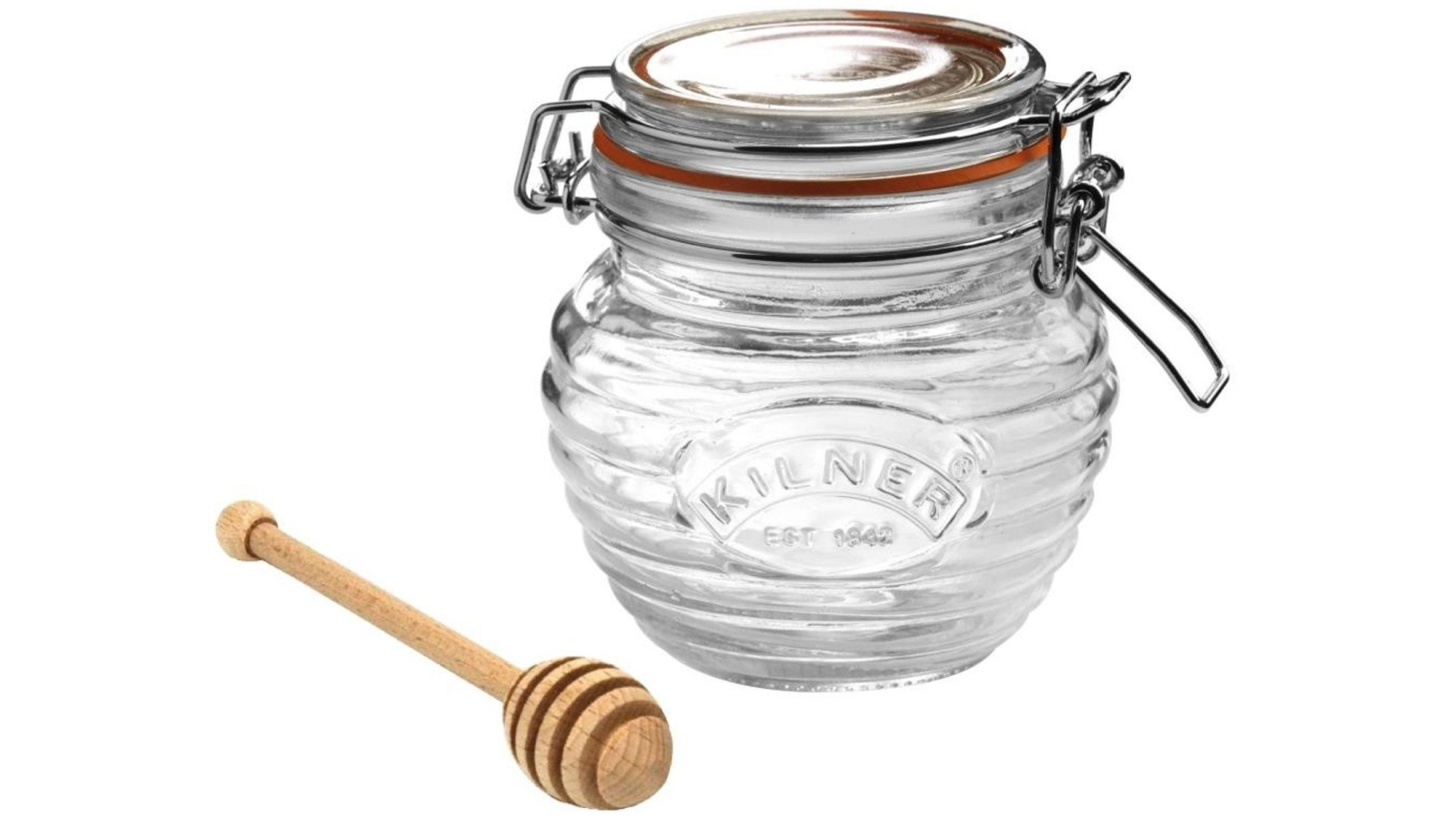 Kilner 400ml Glass Honey Pot with Dipper