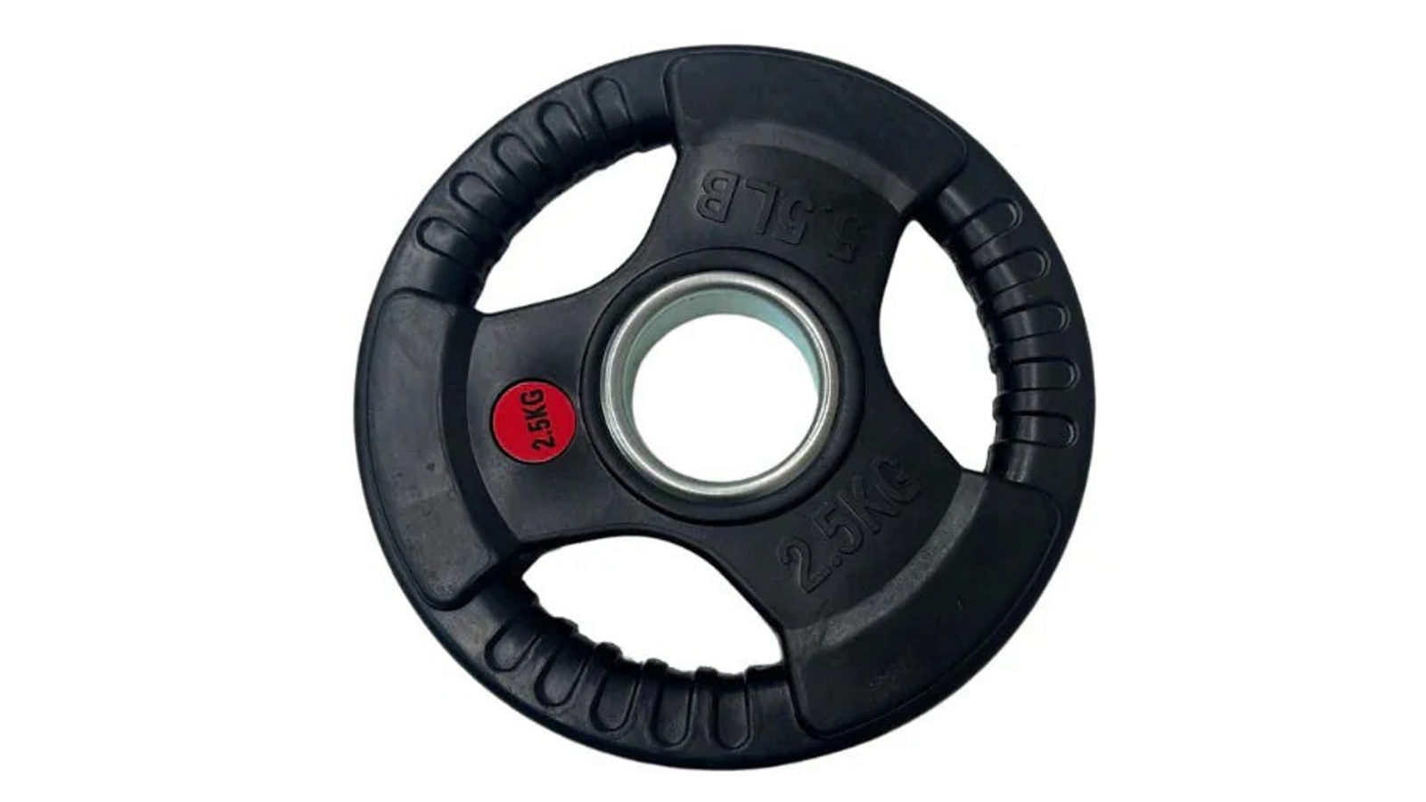 Fitness Hero 2.5kg Standard 2.9cm Rubber Coated Tri Grip Plate - Single