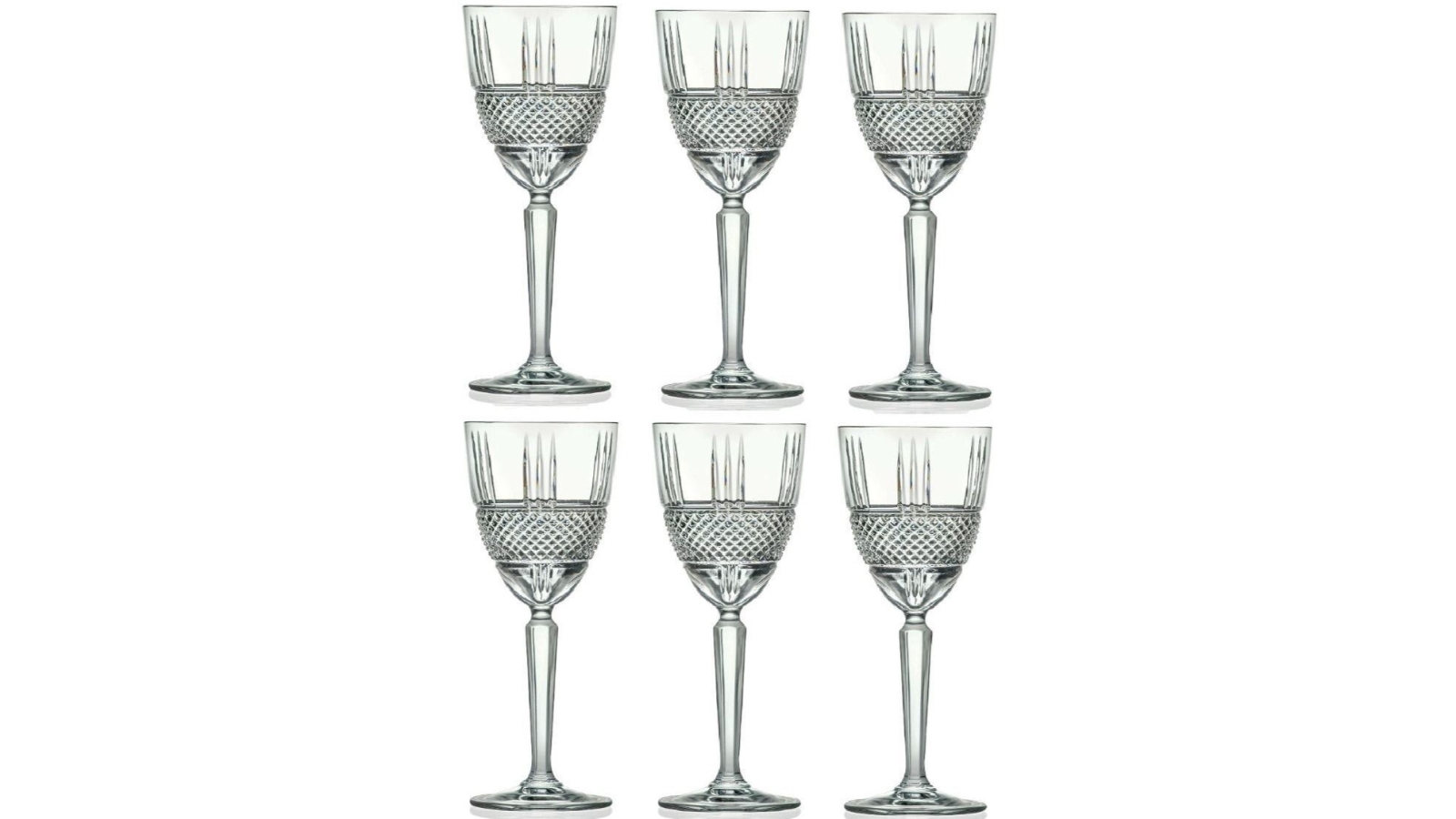 RCR Brilliante Red Wine Glasses 290ml - Set of 6