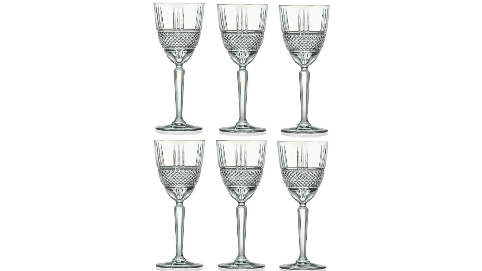 RCR Brilliante White Wine Glasses 230ml - Set of 6