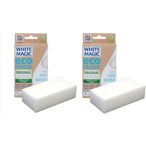 White Magic Pack of 2 Eco Eraser Original