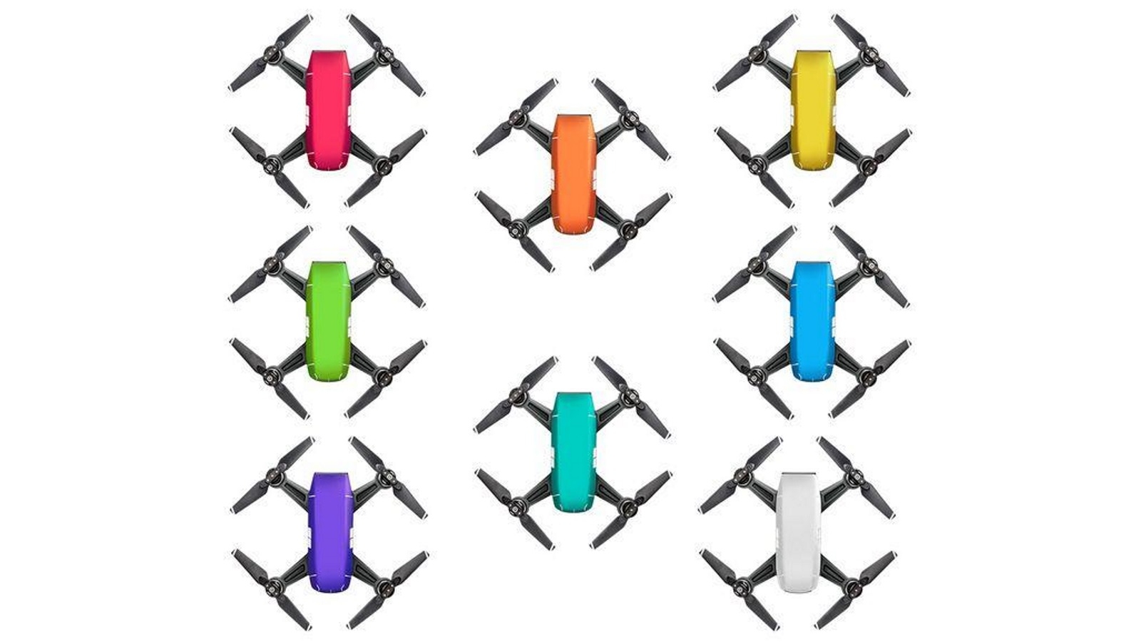 Pgytech DJI Spark Waterproof Decal Skins 8 Colours 3M Scotchcal Film