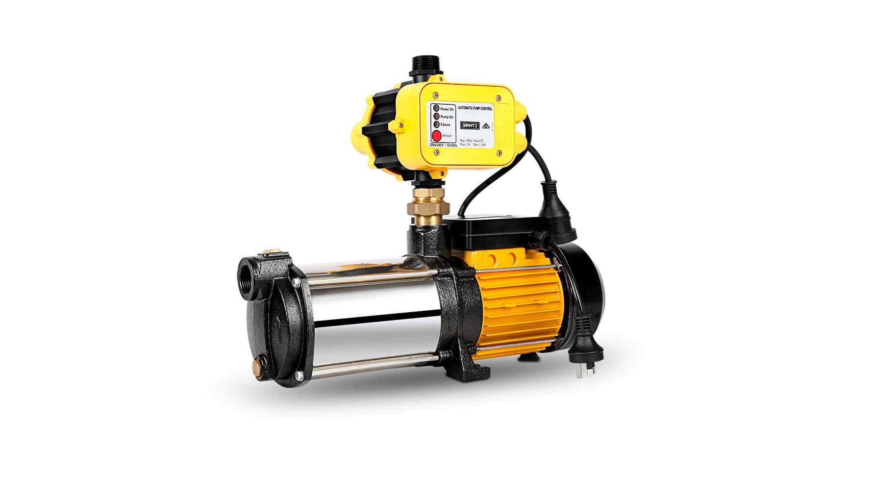 Giantz 25000W High Pressure Rain Tank Pump - Yellow