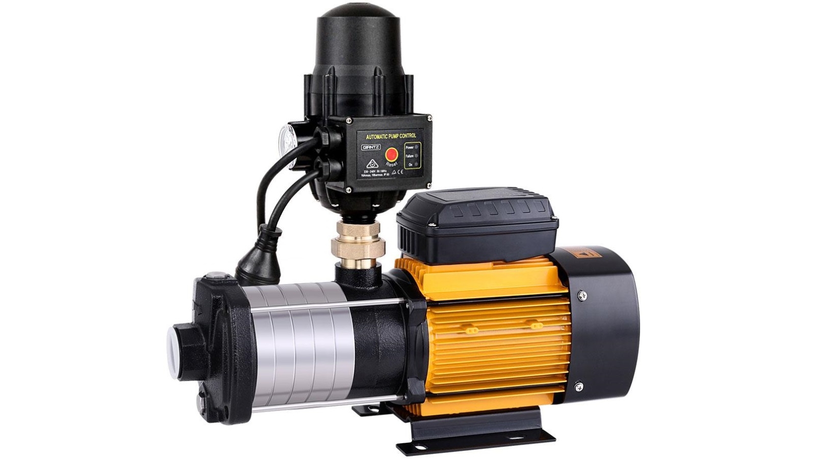 Giantz 2500W Water Pump - Black/Yellow