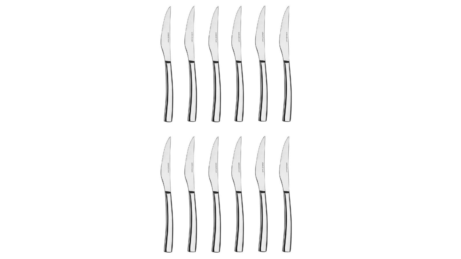 Tablekraft Set of 12 Amalfi Stainless Steel Steak Knife