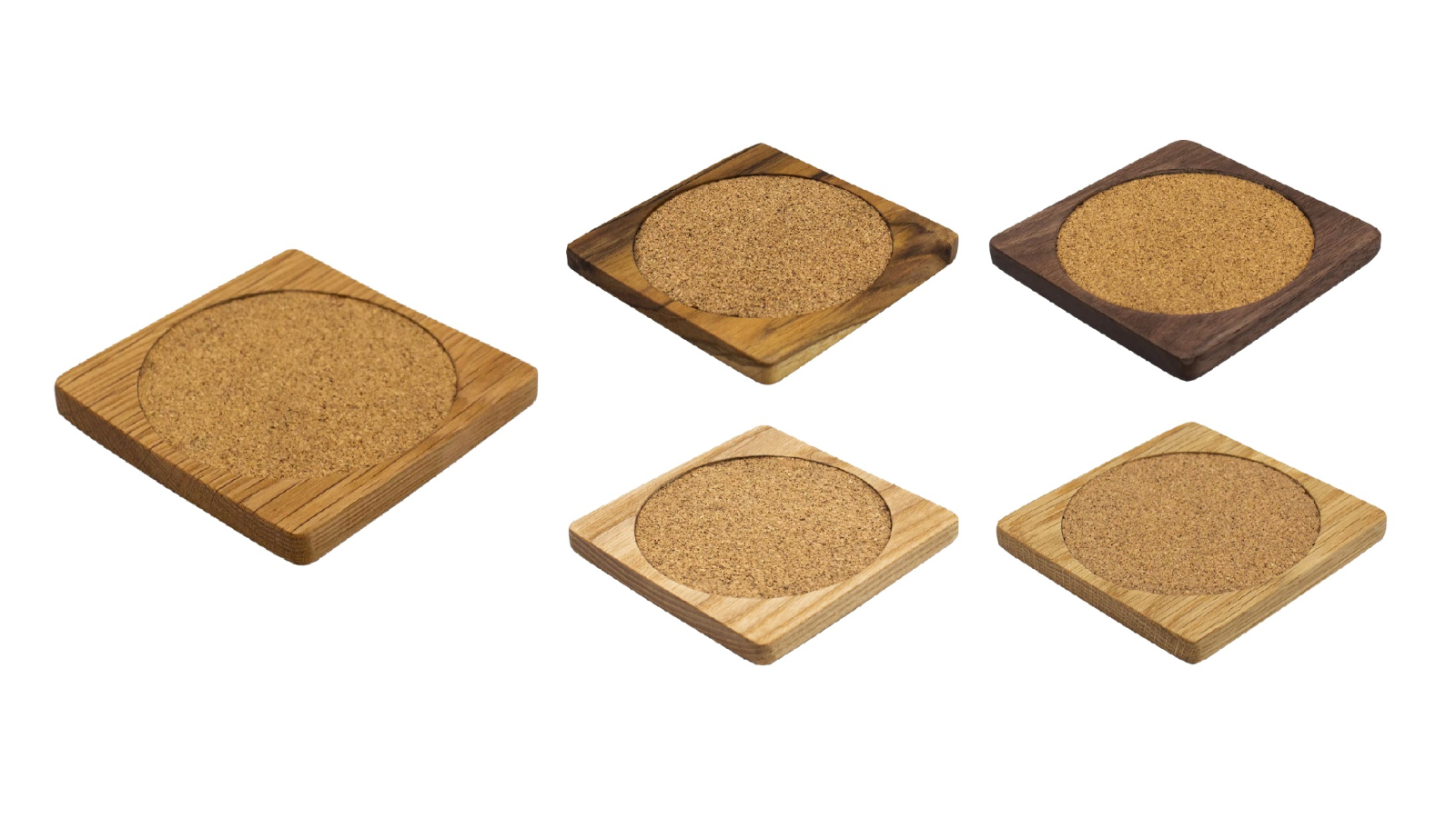 Desky Coaster/Hardwood Desk Accessories