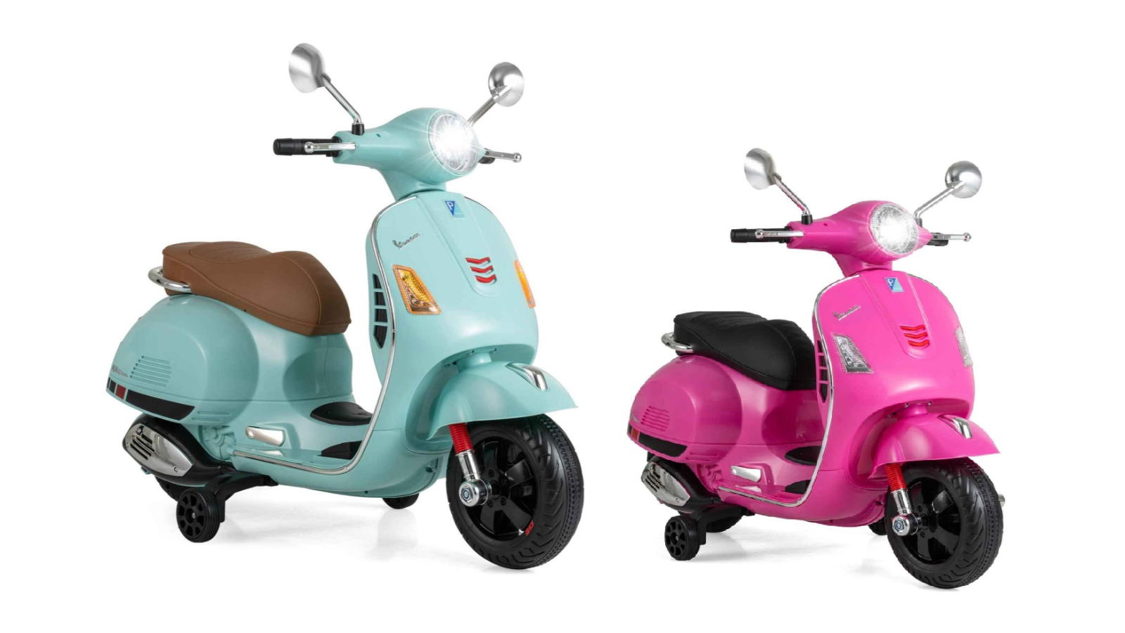 Costway 12V Vespa Licensed Electric Motorbike Ride-On Car