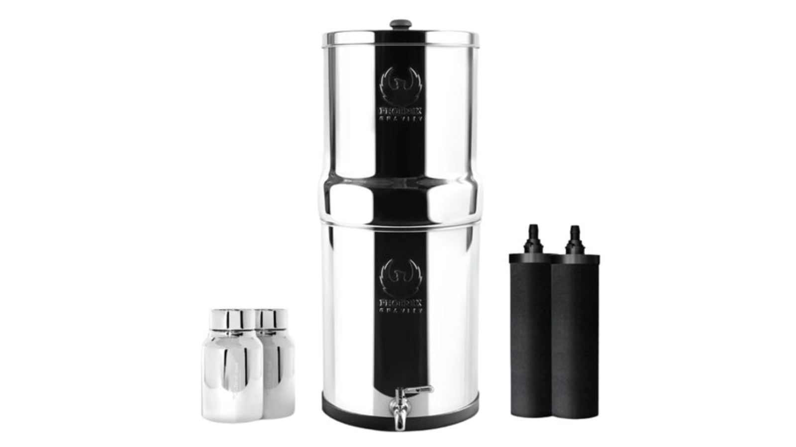 Phoenix 304 Stainless Steel Stand Phoenix Fluoride and Smart Carbon Filter - 6L