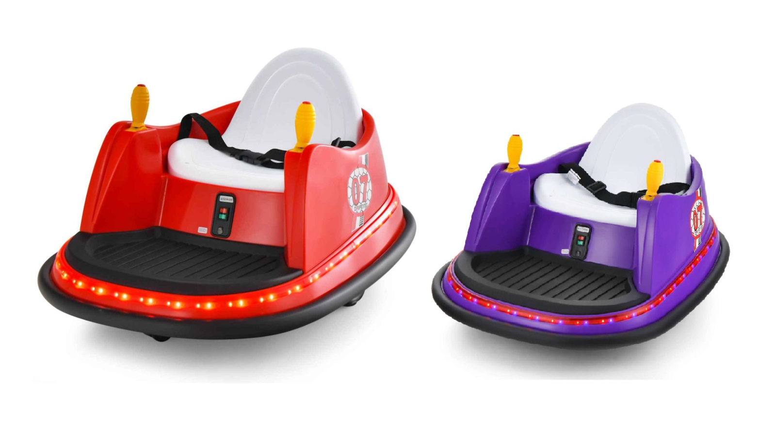Costway 12V Battery Powered Electric Bumper Ride-On Car