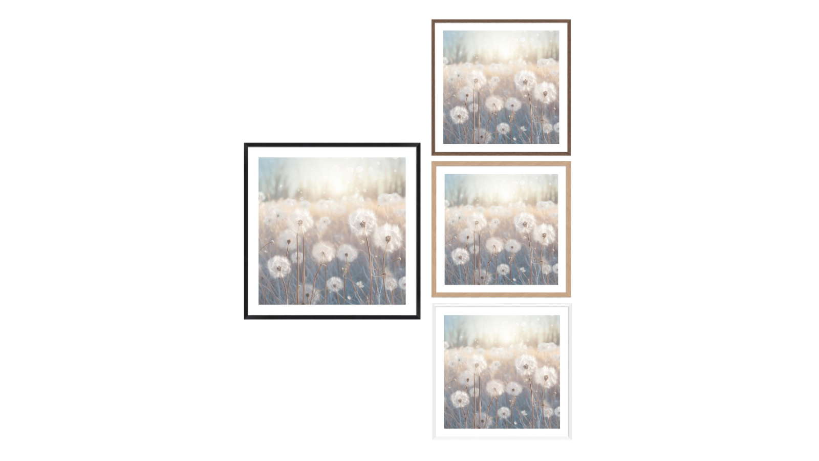 La Grolla Mystical Wild Dandelions II Frame Wall Art