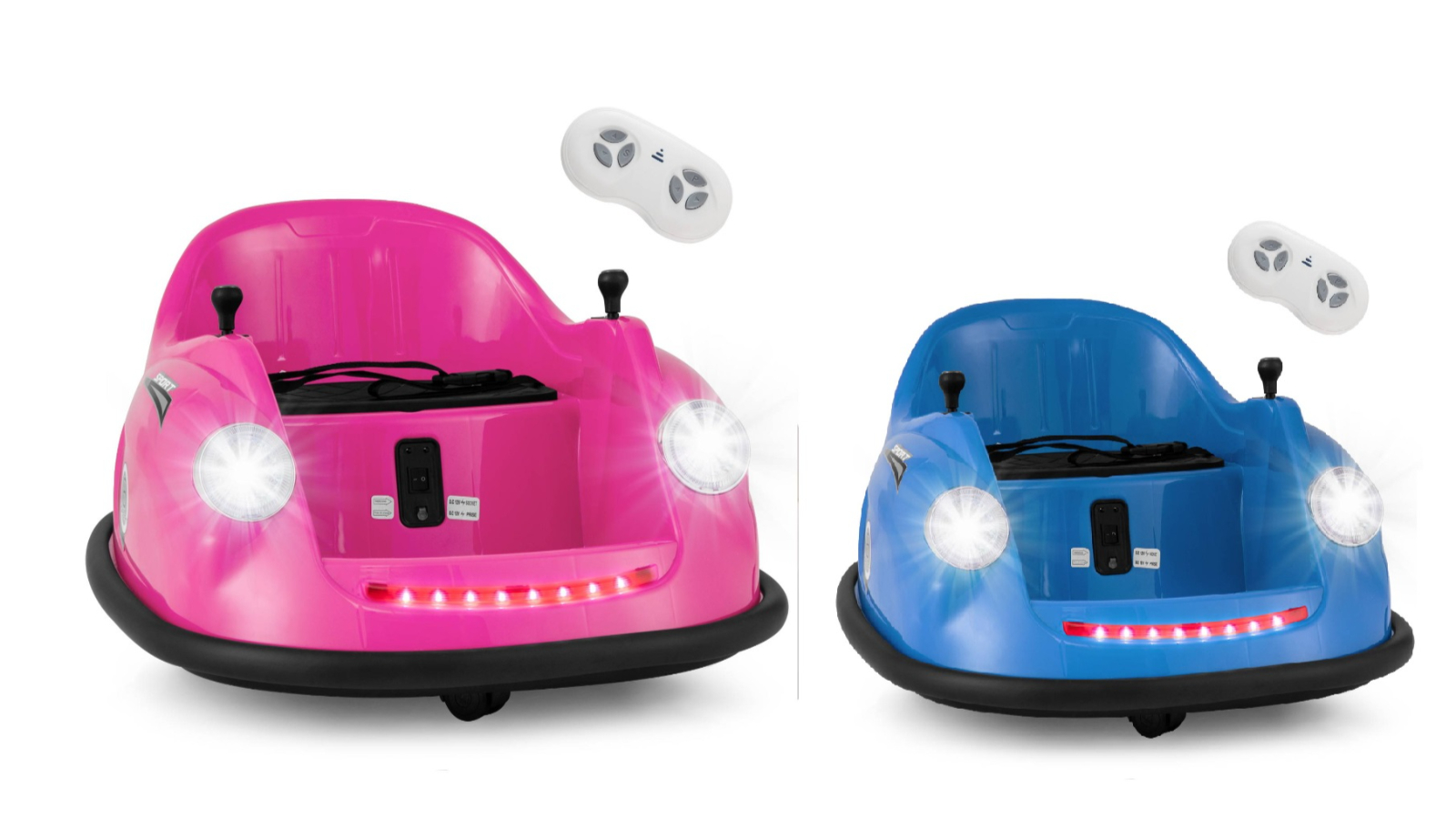 Costway Battery-Powered Electric Bumper Ride-On Car Toy