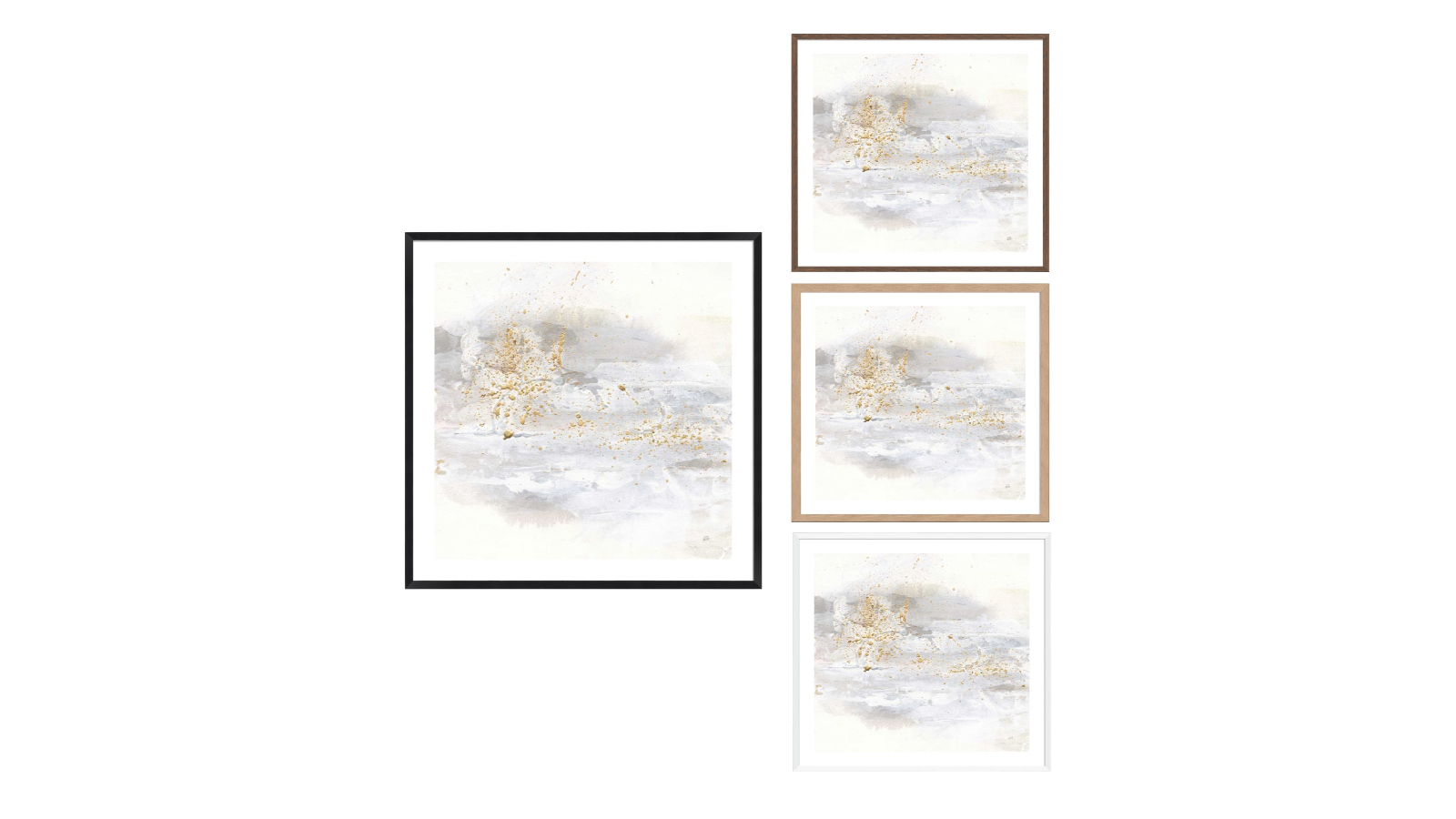 La Grolla Winter Gold IV Frame Wall Art