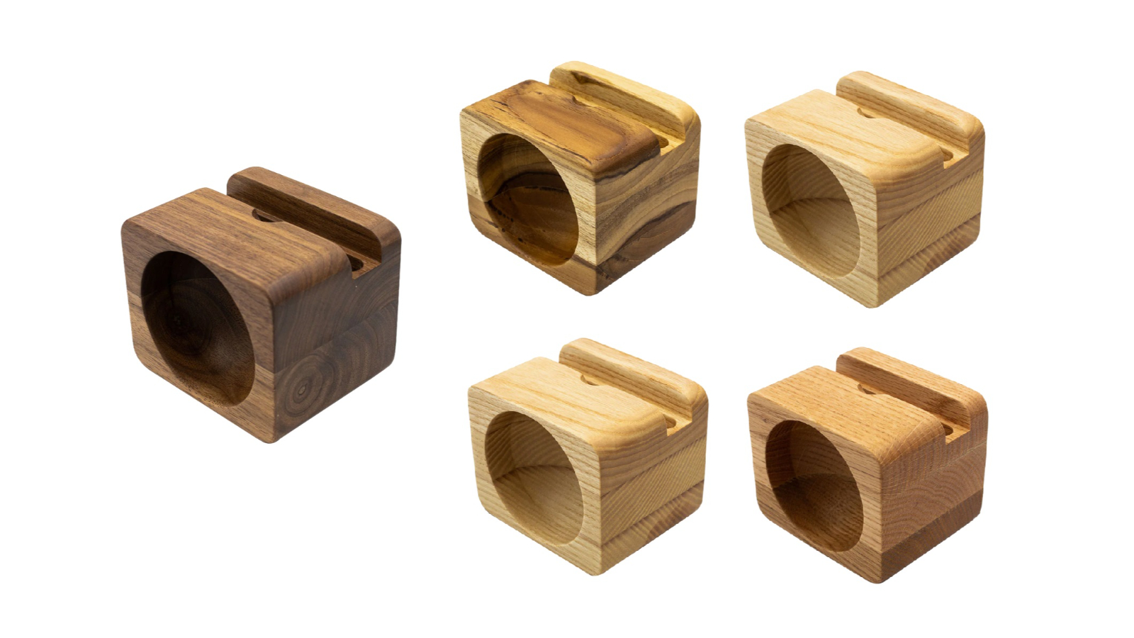 Desky Hardwood Phone/Speaker Stand Desk Accessories