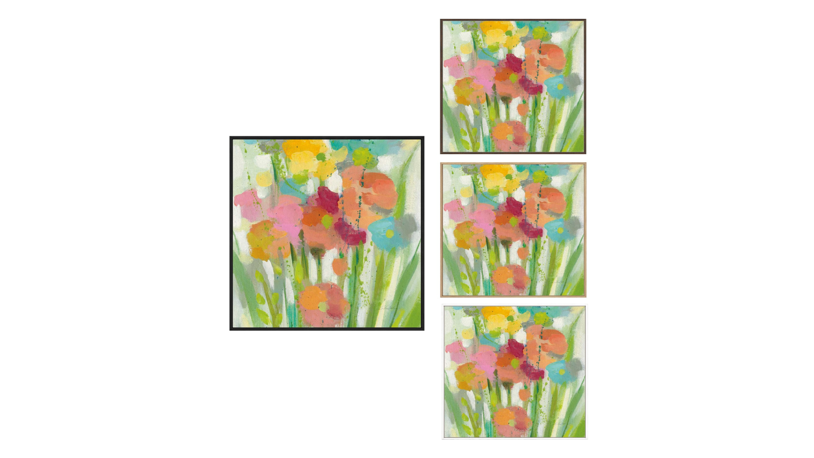 La Grolla Longstem Bouquet II Square II Gallery Wall Art