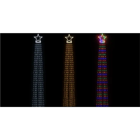 vidaXL 375cm Christmas Tree Light 320 LED