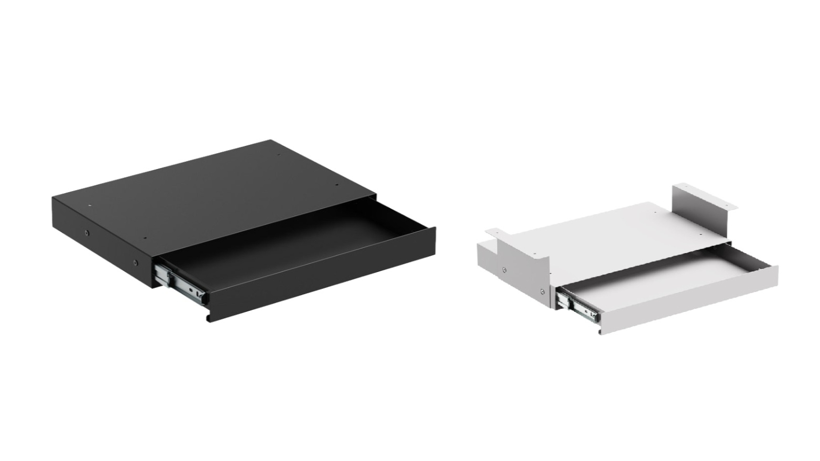 Desky No Gap Ultra-Slim Under Desk Drawer