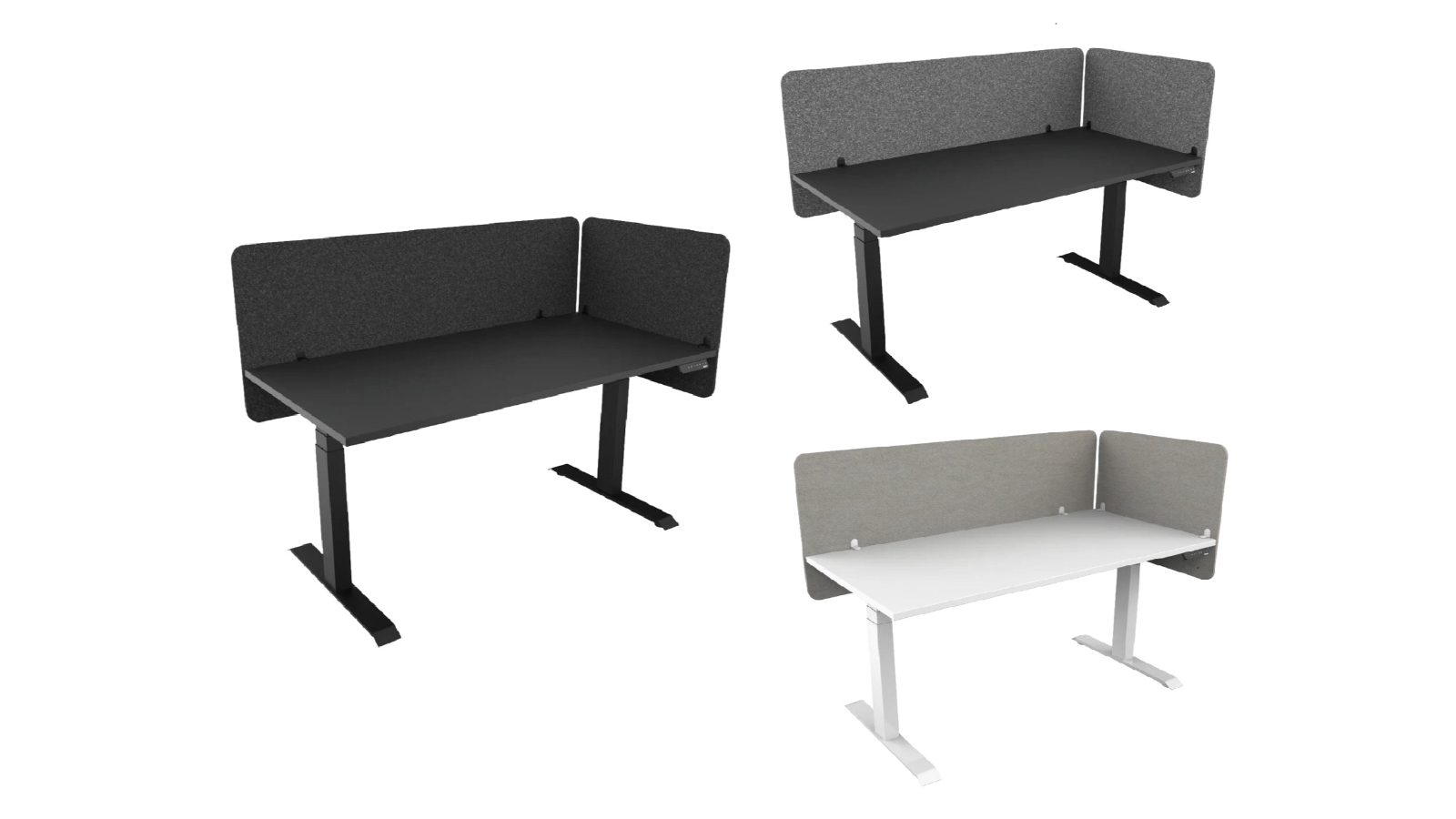 Desky Back and Side Desk Partition Divider