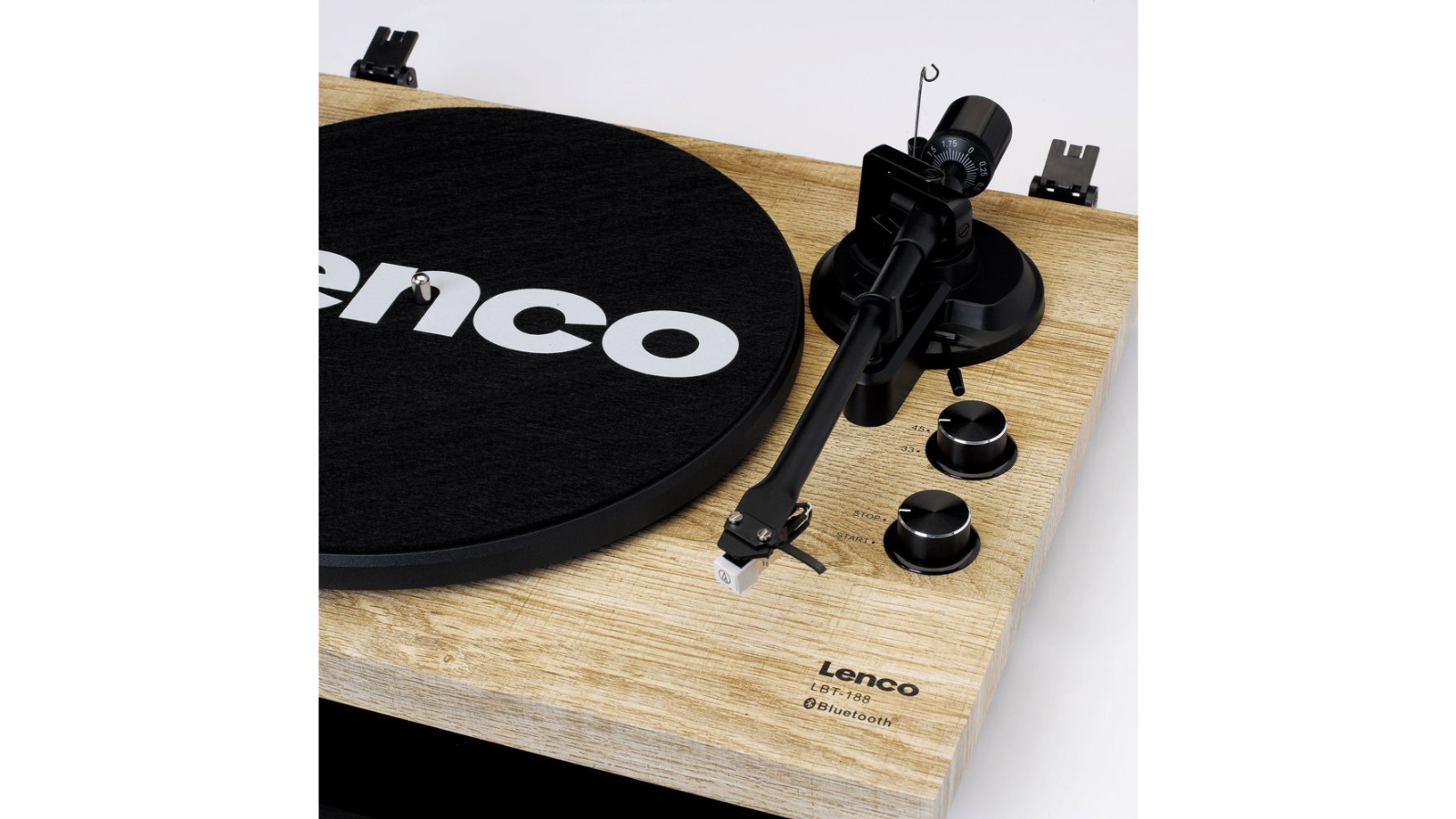 Lenco Turntable with Bluetooth Transmission Pine Harvey Norman