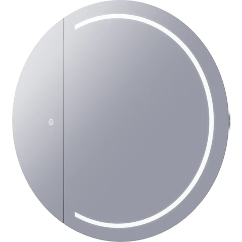 Remer Pearl 900mm LED Round Mirror Shaving Cabinet with Demister