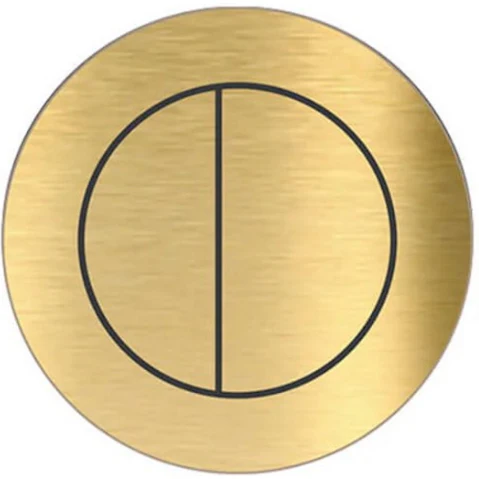 Parisi Actuator Button for Toilet Suite Cisterns - Brushed Brass
