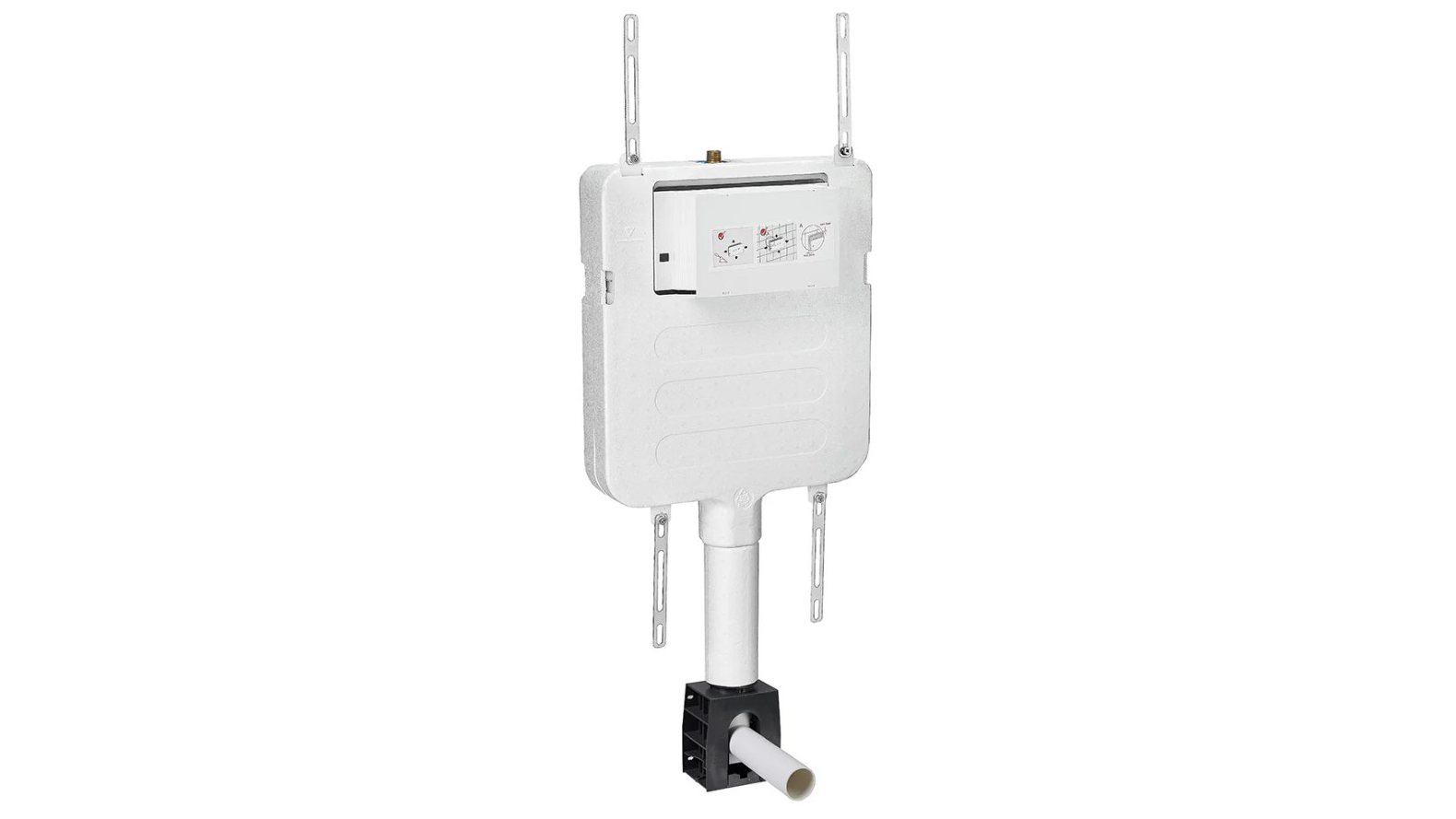 Parisi Incasso Front Flush Concealed Cistern with Adjustable Flush Pipe