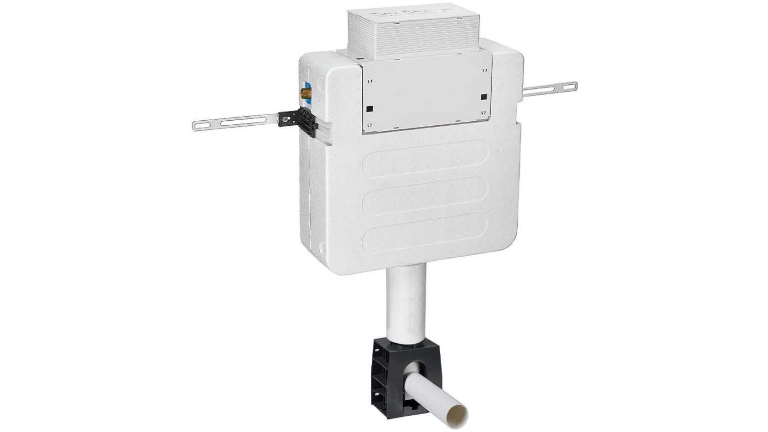 Parisi Incasso Front/Top Flush Concealed Cistern with Adjustable Flush Pipe
