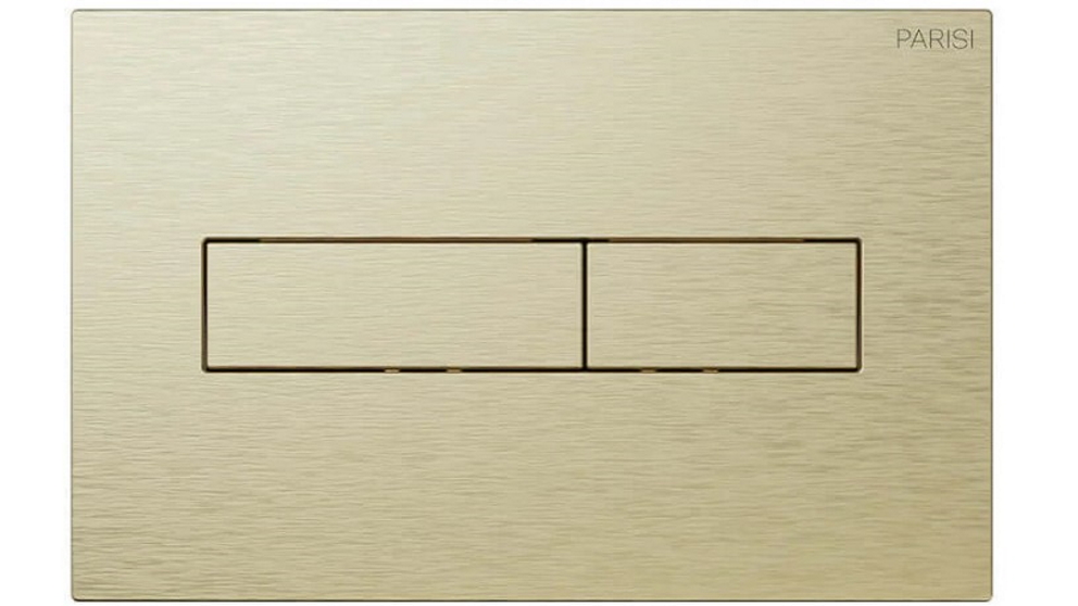Parisi Blade II Push Panel - Brushed Brass