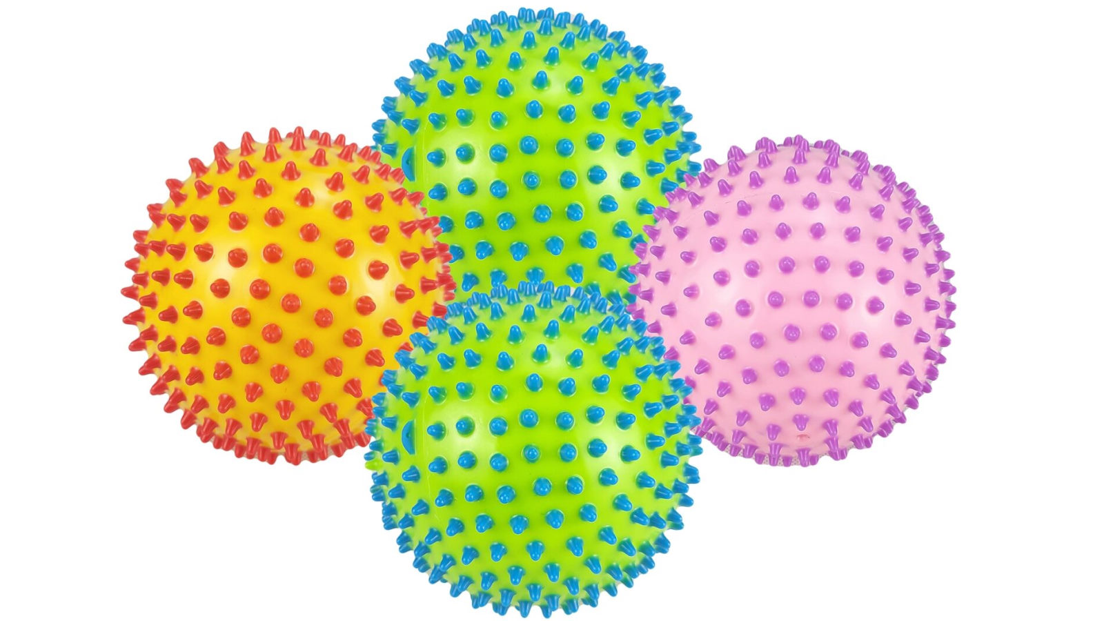 Kaper Kidz Set of 4 Spiky Sensory Ball