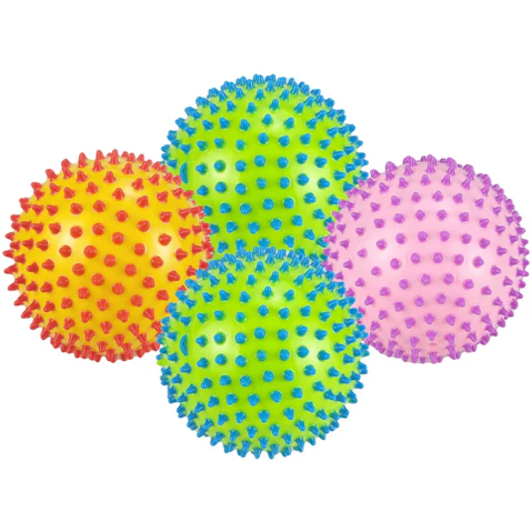 Kaper Kidz Set of 4 Spiky Sensory Ball