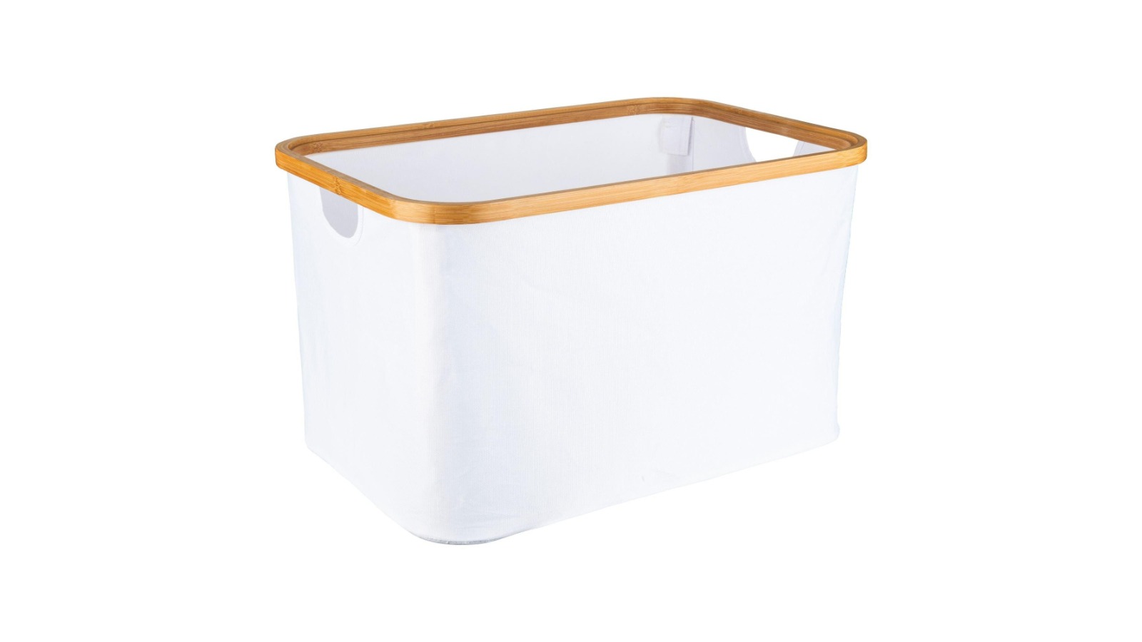 Little Label Co Pack of 6 White Linen Storage Basket