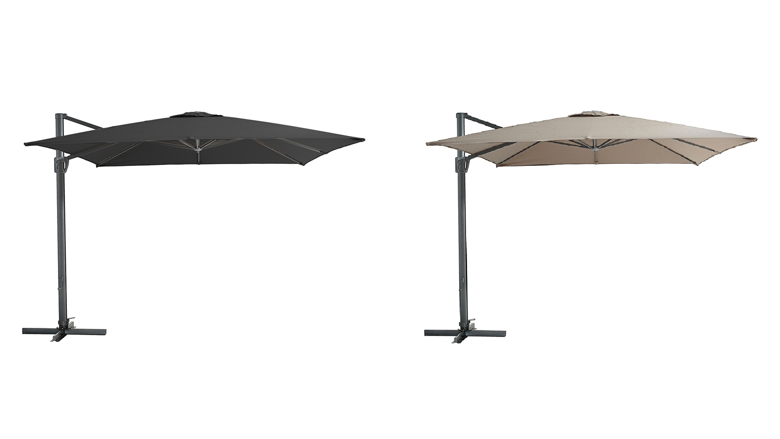 Pampa 3m Square Cantilever Outdoor Umbrella