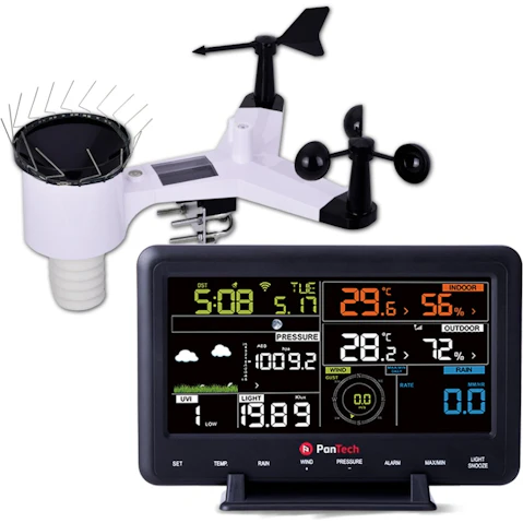 PanTech PT-WH2900 Colour LCD Wifi Wireless Weather Station - White