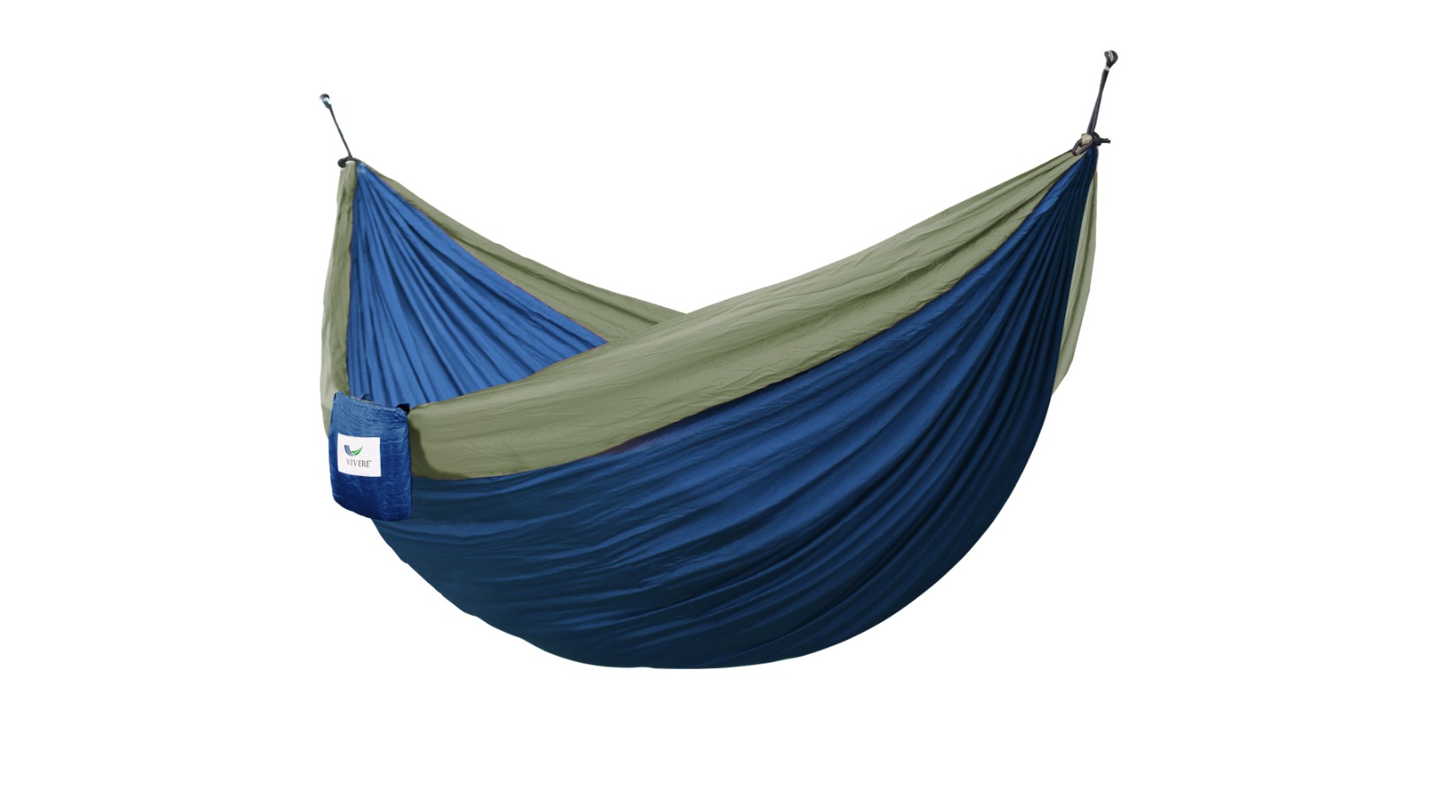 Vivere Parachute Camping Hammock - Navy/Olive