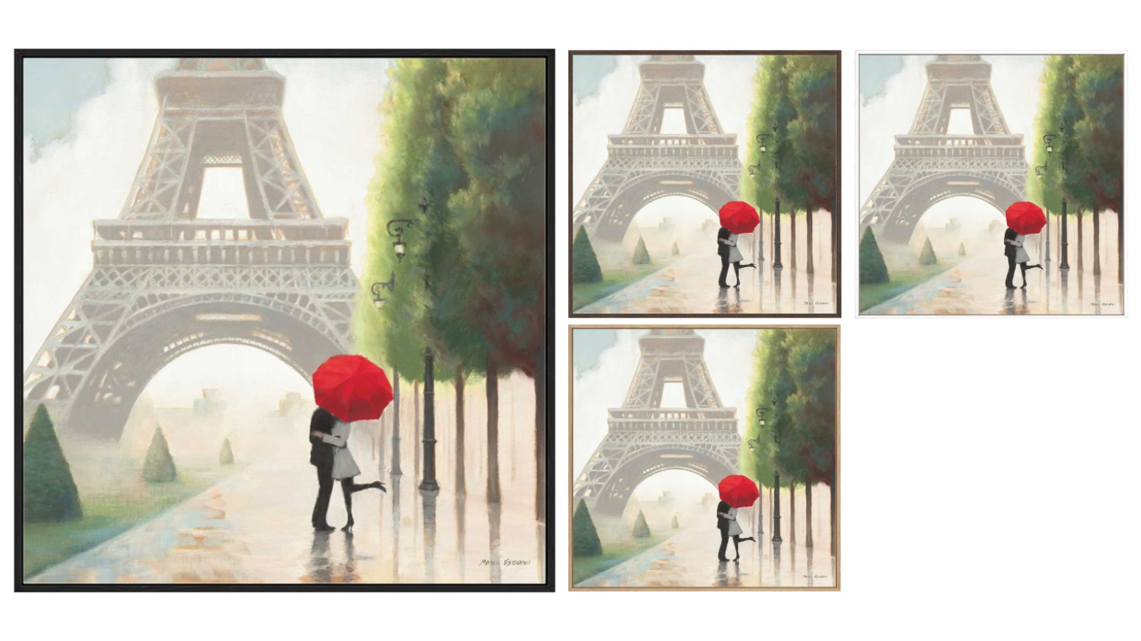 La Grolla Paris Romance II Gallery Wall Art