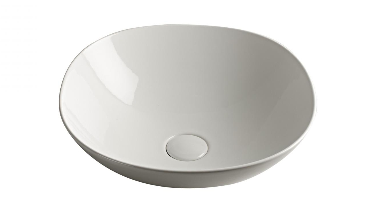 Parisi Pod 420mm Bench Basin - Matte White