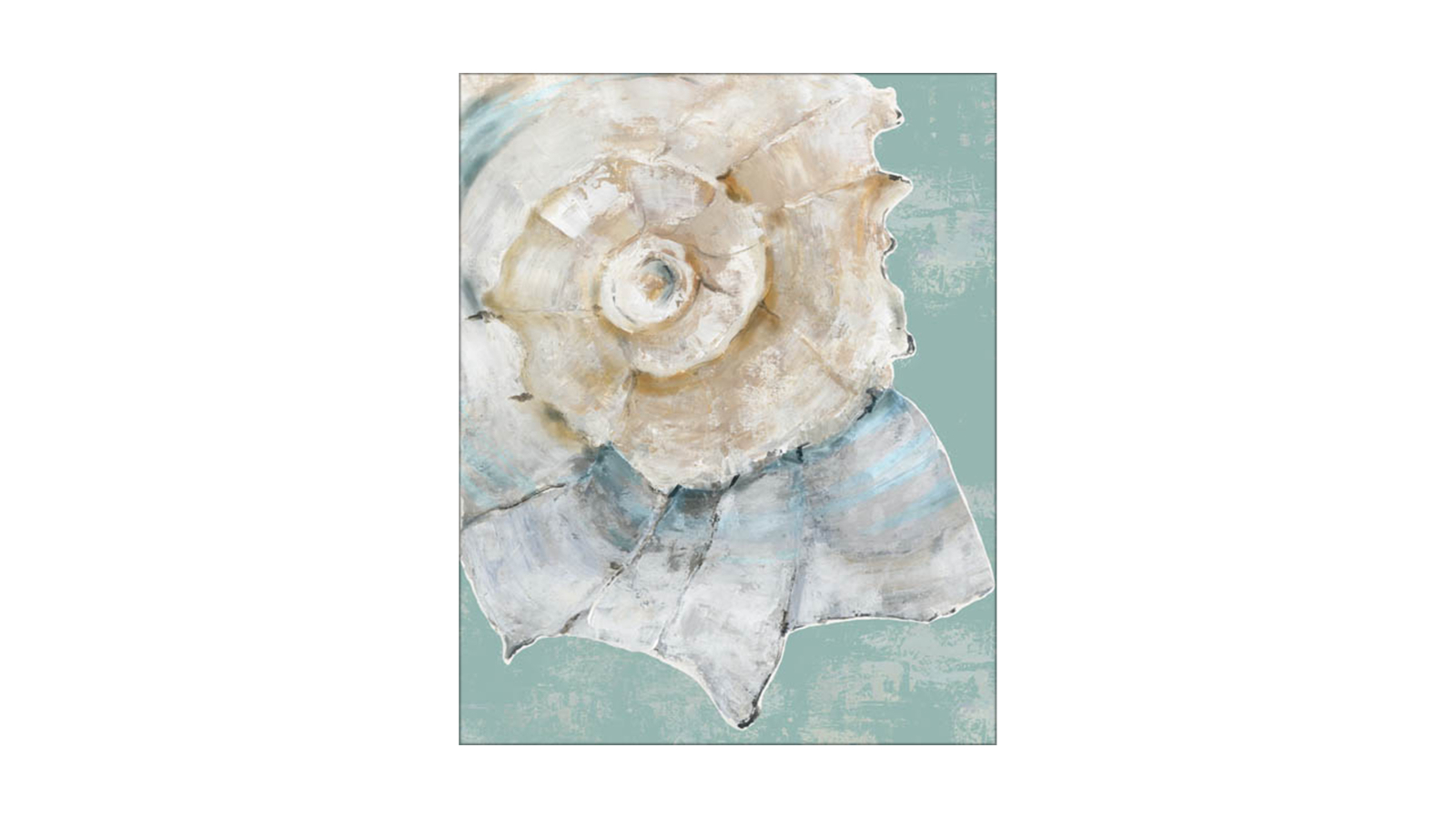 La Grolla Pastel Shell I Unframed Canvas Wall Art