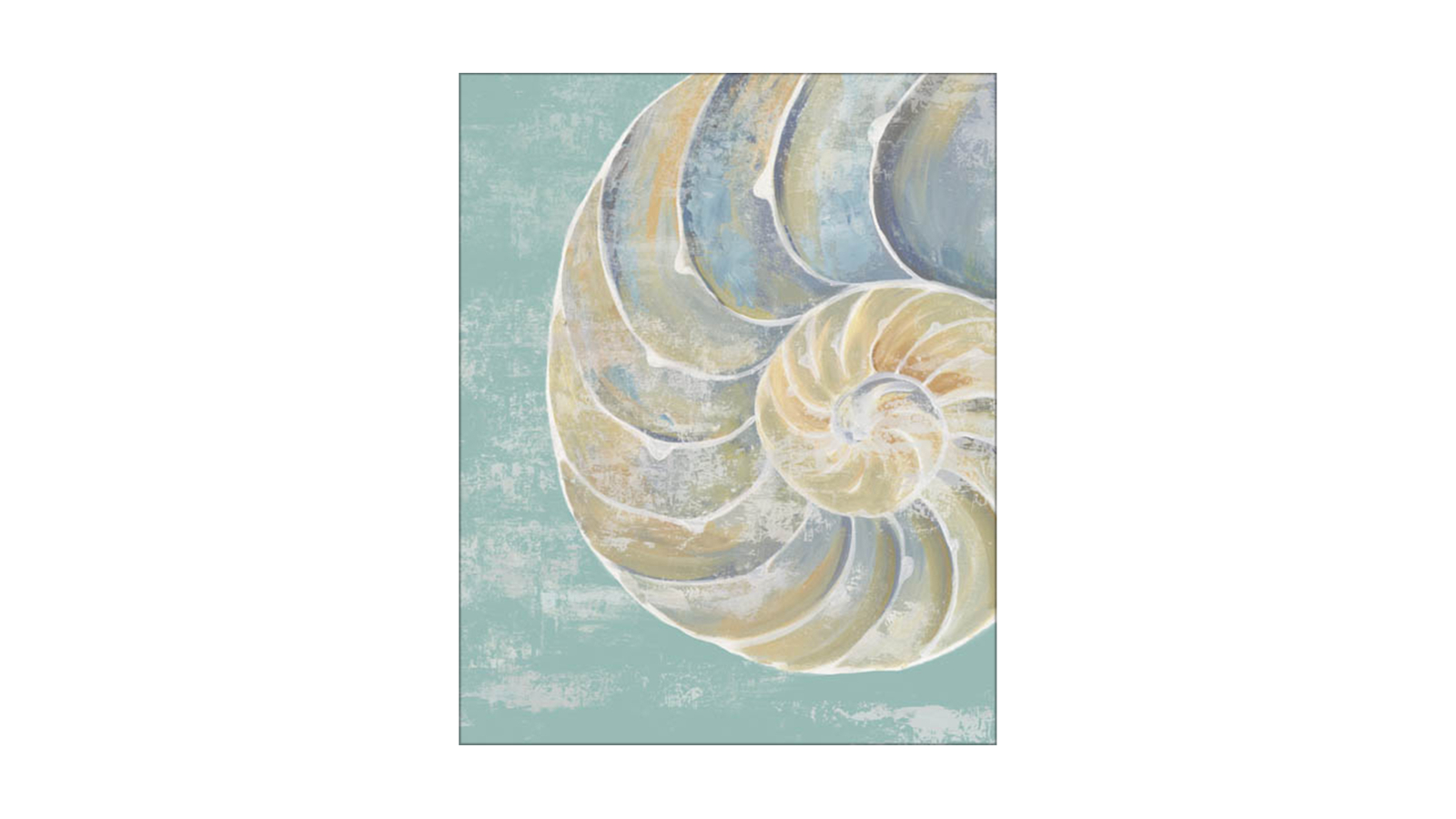 La Grolla Pastel Shell II Unframed Canvas Wall Art