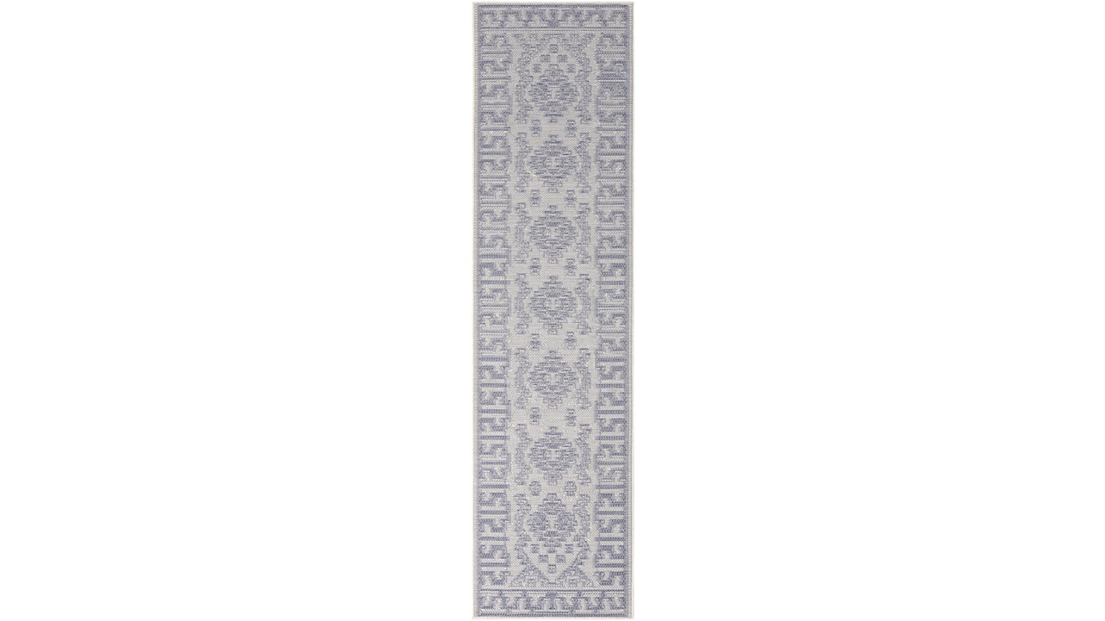 The Weave Studio Element Kuza Blue Runner Outdoor Rug