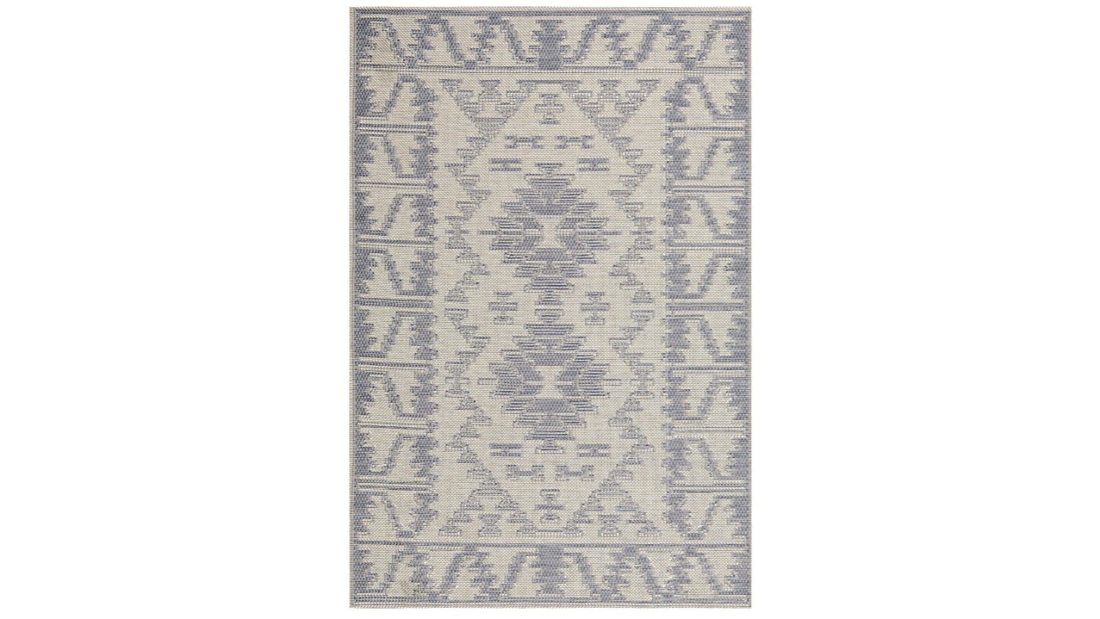The Weave Studio Element Kuza Blue Outdoor Rug