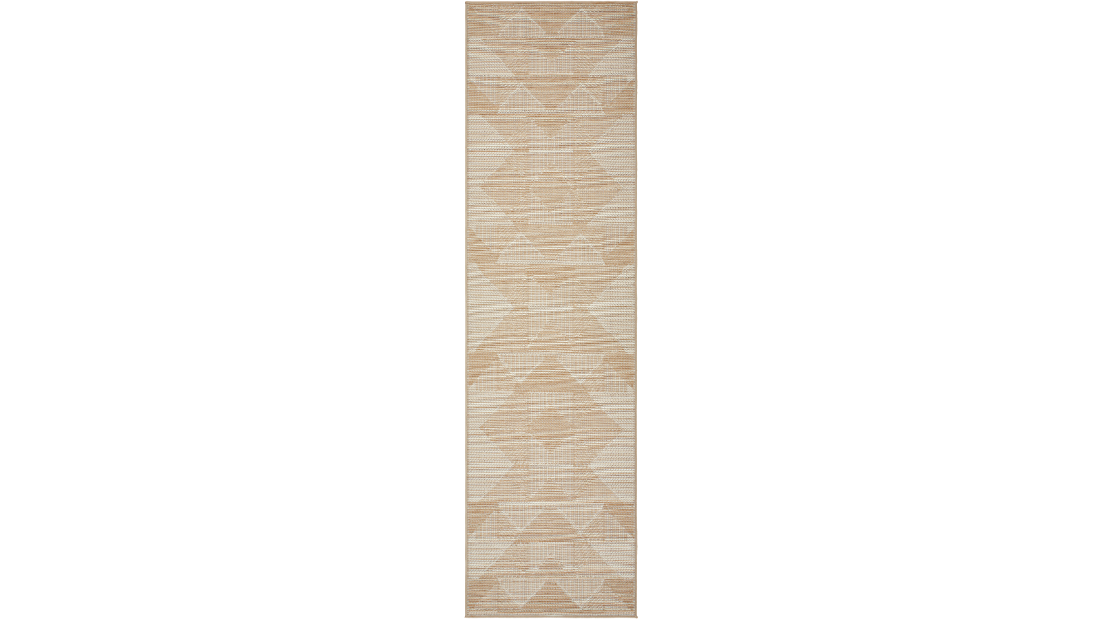 The Weave Studio Alfresco Rico Natural Runner Rug - 300 x 80cm | Harvey ...