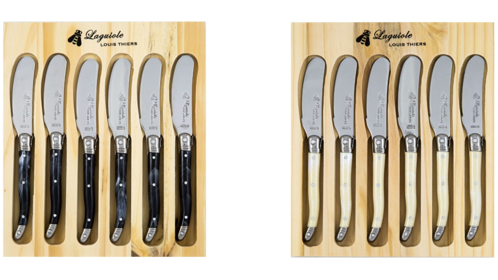 Laguiole By Louis Thiers Luxe Pate/Cheese Knives Set